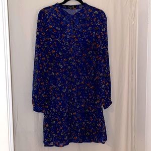 Forever 21 Blue Floral Dress Size L